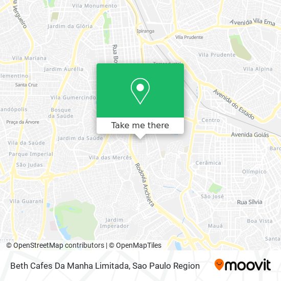 Beth Cafes Da Manha Limitada map