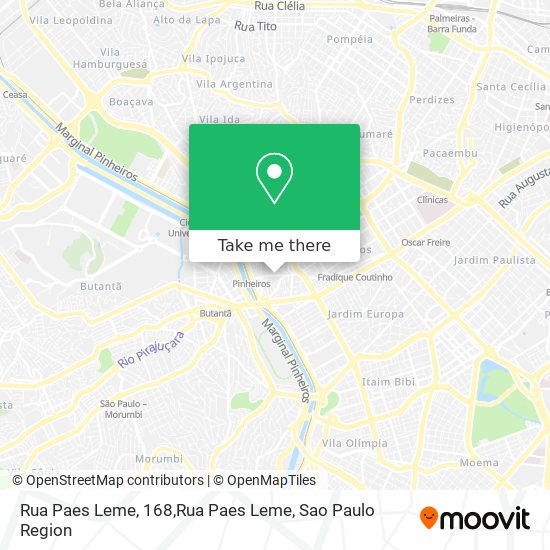 Rua Paes Leme, 168,Rua Paes Leme map