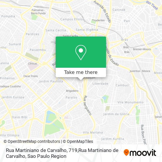 Rua Martiniano de Carvalho, 719,Rua Martiniano de Carvalho map