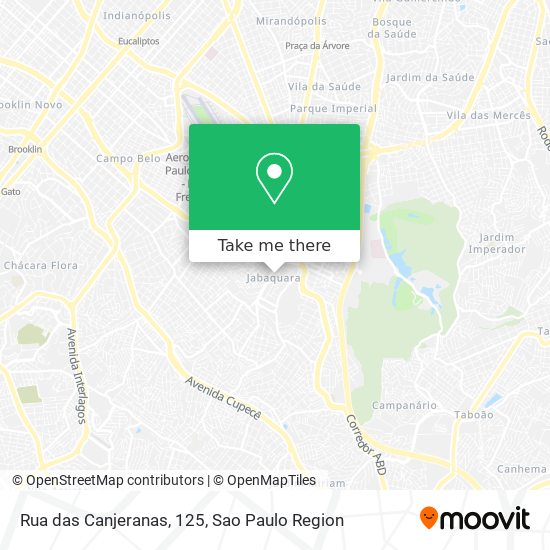 Rua das Canjeranas, 125 map