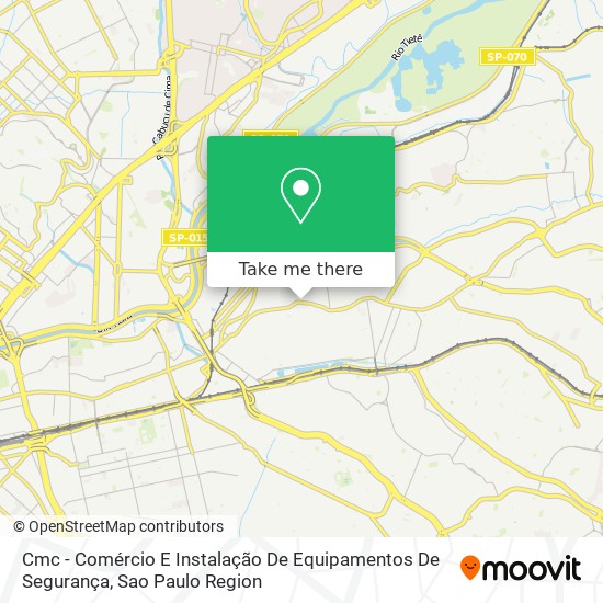 Mapa Cmc - Comércio E Instalação De Equipamentos De Segurança