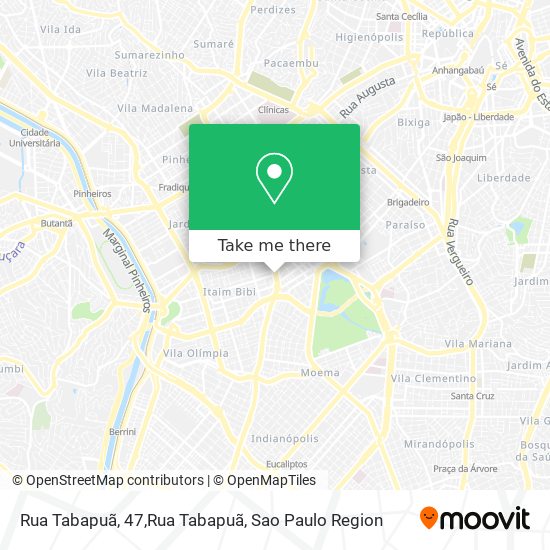 Rua Tabapuã, 47,Rua Tabapuã map
