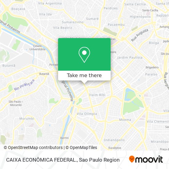 CAIXA ECONÔMICA FEDERAL. map