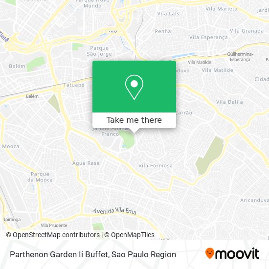Parthenon Garden Ii Buffet map