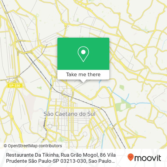 Restaurante Da Tikinha, Rua Grão Mogol, 86 Vila Prudente São Paulo-SP 03213-030 map