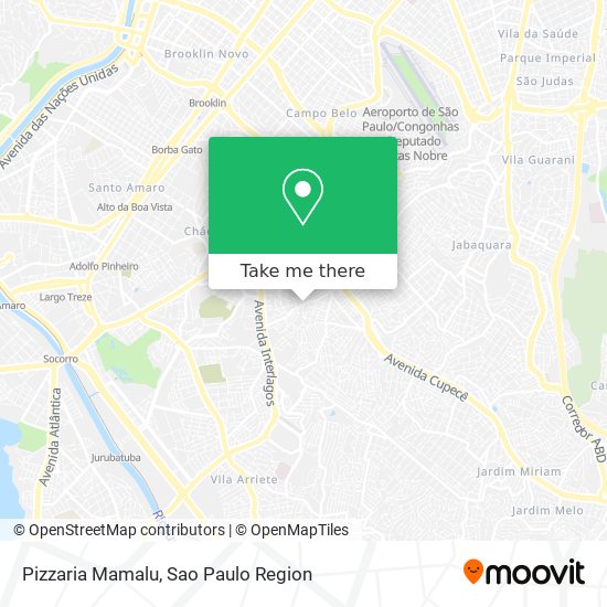 Pizzaria Mamalu map