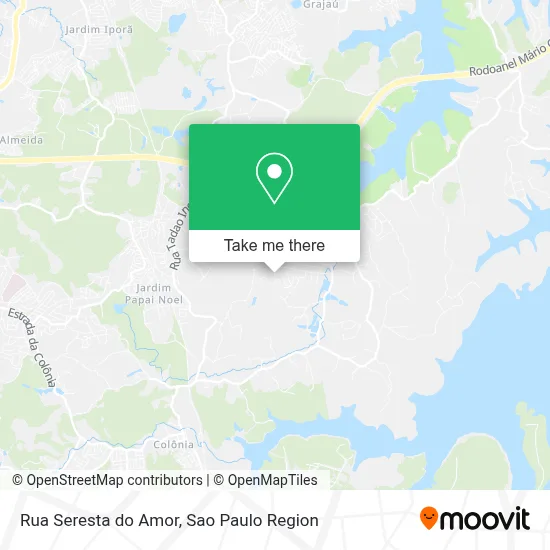 Rua Seresta do Amor map