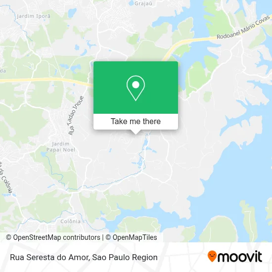 Rua Seresta do Amor map