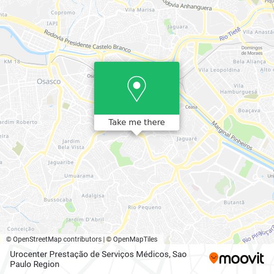 Urocenter Prestação de Serviços Médicos map