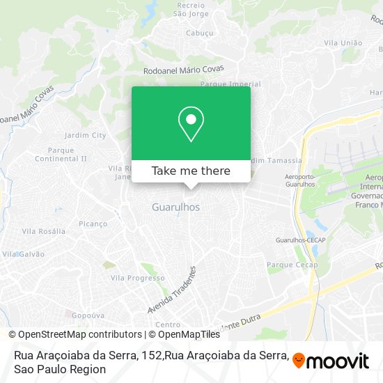 Rua Araçoiaba da Serra, 152,Rua Araçoiaba da Serra map