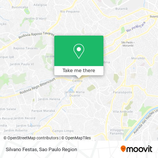 Silvano Festas map