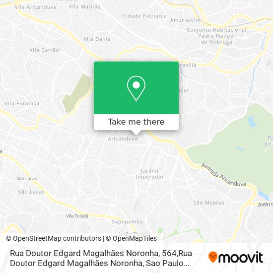 Mapa Rua Doutor Edgard Magalhães Noronha, 564,Rua Doutor Edgard Magalhães Noronha