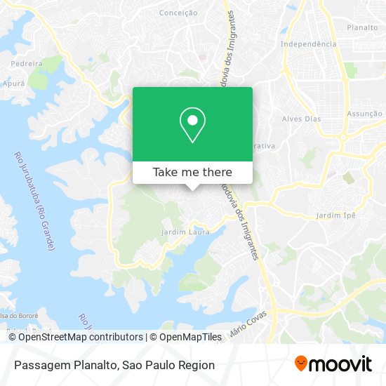 Mapa Passagem Planalto