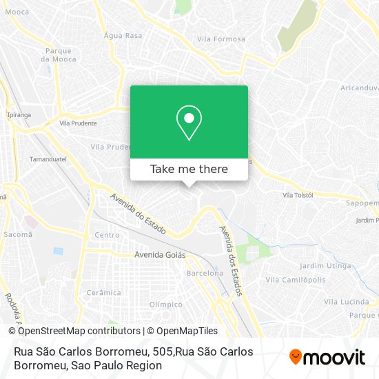 Rua São Carlos Borromeu, 505,Rua São Carlos Borromeu map