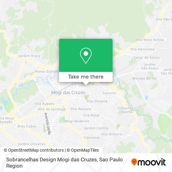 Sobrancelhas Design Mogi das Cruzes map