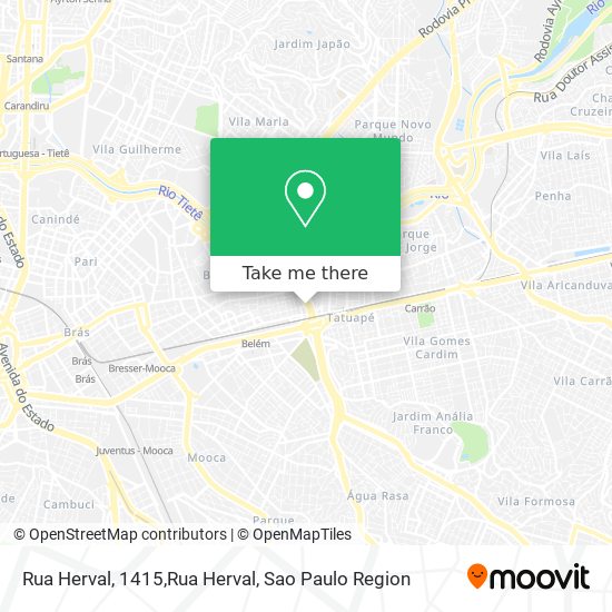 Rua Herval, 1415,Rua Herval map