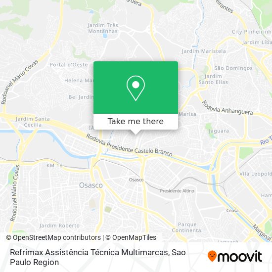 Refrimax Assistência Técnica Multimarcas map