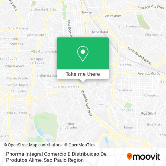 Phorma Integral Comercio E Distribuicao De Produtos Alime map