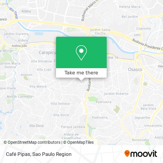Café Pipas map