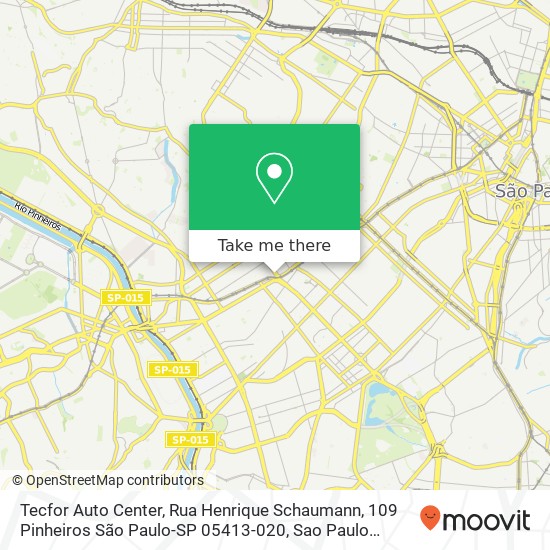 Tecfor Auto Center, Rua Henrique Schaumann, 109 Pinheiros São Paulo-SP 05413-020 map