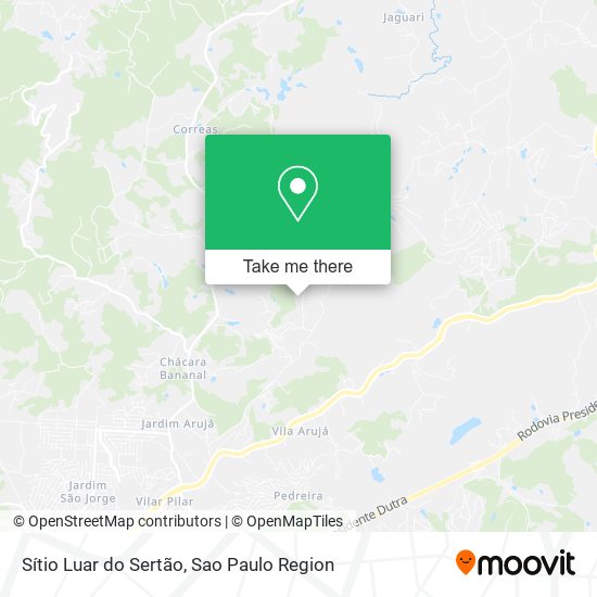 Sítio Luar do Sertão map