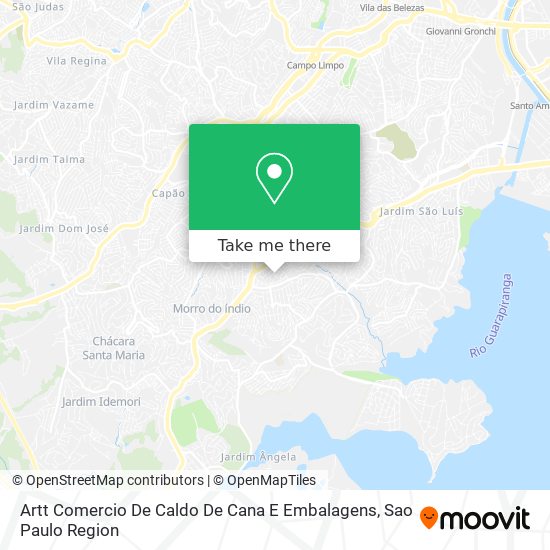 Artt Comercio De Caldo De Cana E Embalagens map
