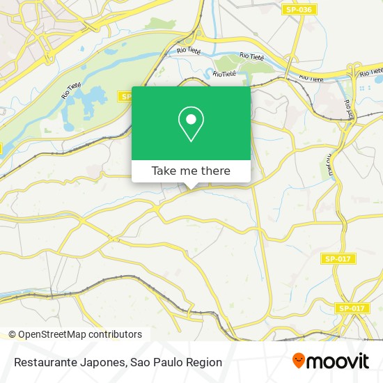 Restaurante Japones map