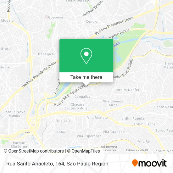 Rua Santo Anacleto, 164 map