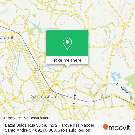 Bazar Suica, Rua Suíça, 1272 Parque das Nações Santo André-SP 09210-000 map