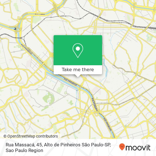 Rua Massacá, 45, Alto de Pinheiros São Paulo-SP map