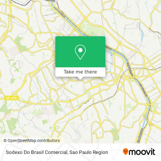 Sodexo Do Brasil Comercial map