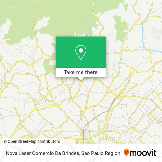 Mapa Nova Laser Comercio De Brindes