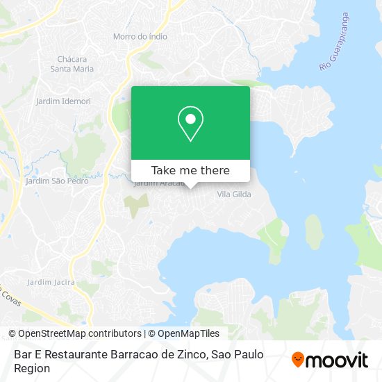 Bar E Restaurante Barracao de Zinco map