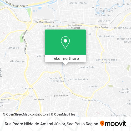 Rua Padre Nildo do Amaral Júnior map