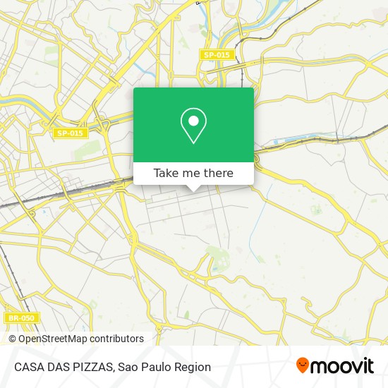 Mapa CASA DAS PIZZAS