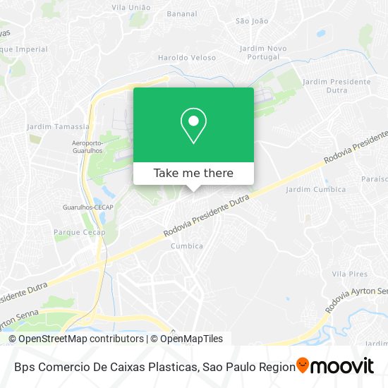 Bps Comercio De Caixas Plasticas map