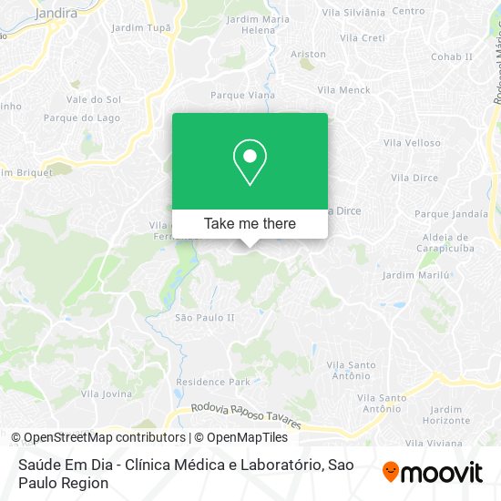 Saúde Em Dia - Clínica Médica e Laboratório map