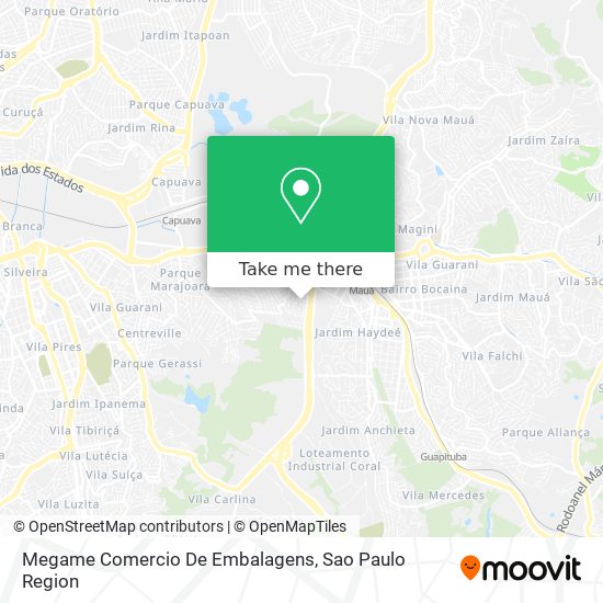 Megame Comercio De Embalagens map