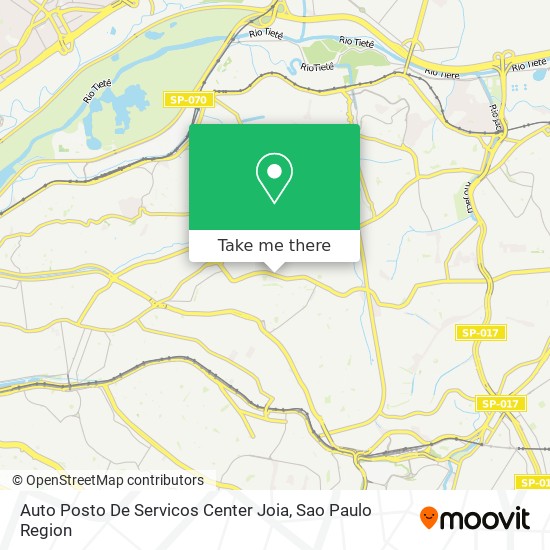 Mapa Auto Posto De Servicos Center Joia