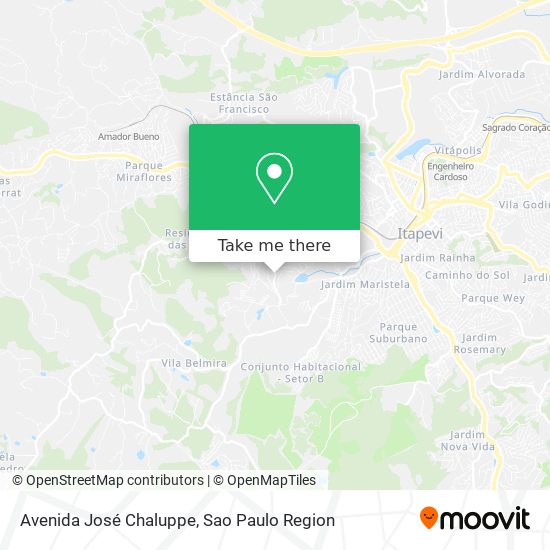 Mapa Avenida José Chaluppe