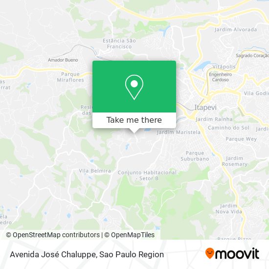 Avenida José Chaluppe map