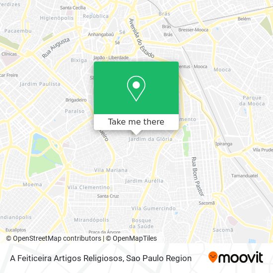 A Feiticeira Artigos Religiosos map