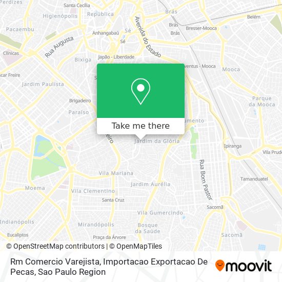 Mapa Rm Comercio Varejista, Importacao Exportacao De Pecas