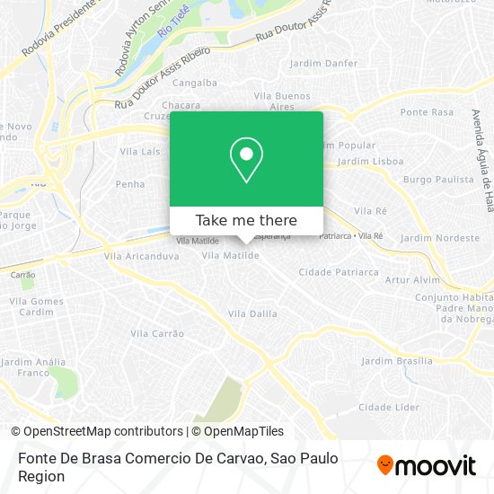 Fonte De Brasa Comercio De Carvao map