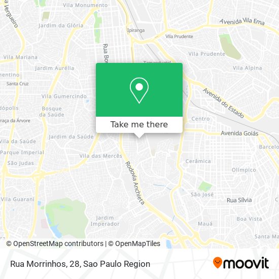 Rua Morrinhos, 28 map