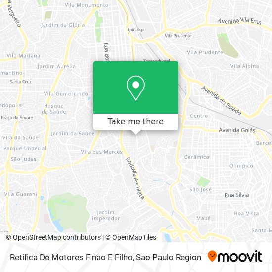 Retifica De Motores Finao E Filho map