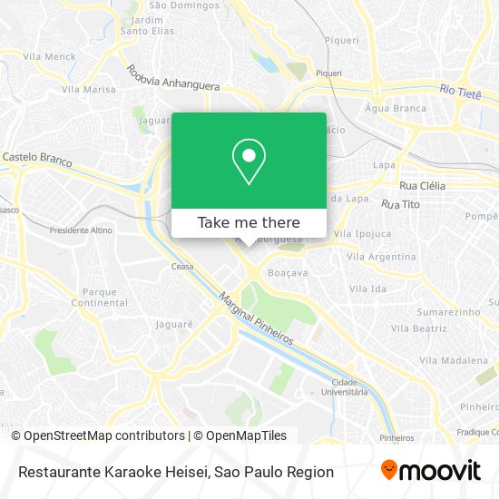 Mapa Restaurante Karaoke Heisei