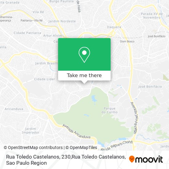 Rua Toledo Castelanos, 230,Rua Toledo Castelanos map