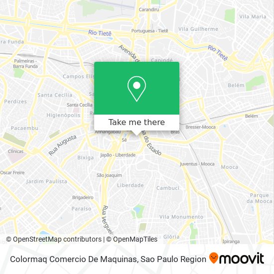 Colormaq Comercio De Maquinas map