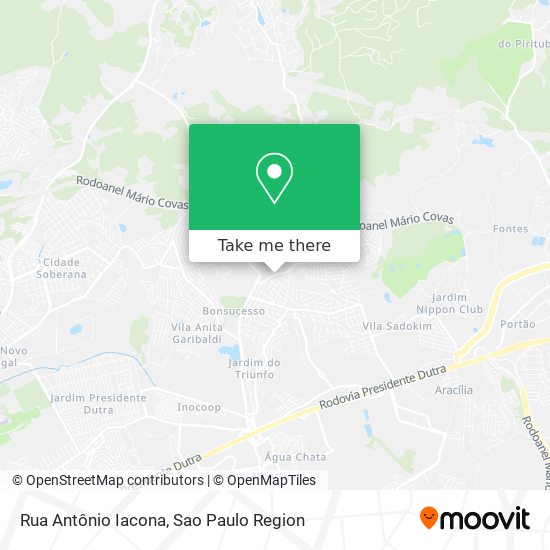 Rua Antônio Iacona map